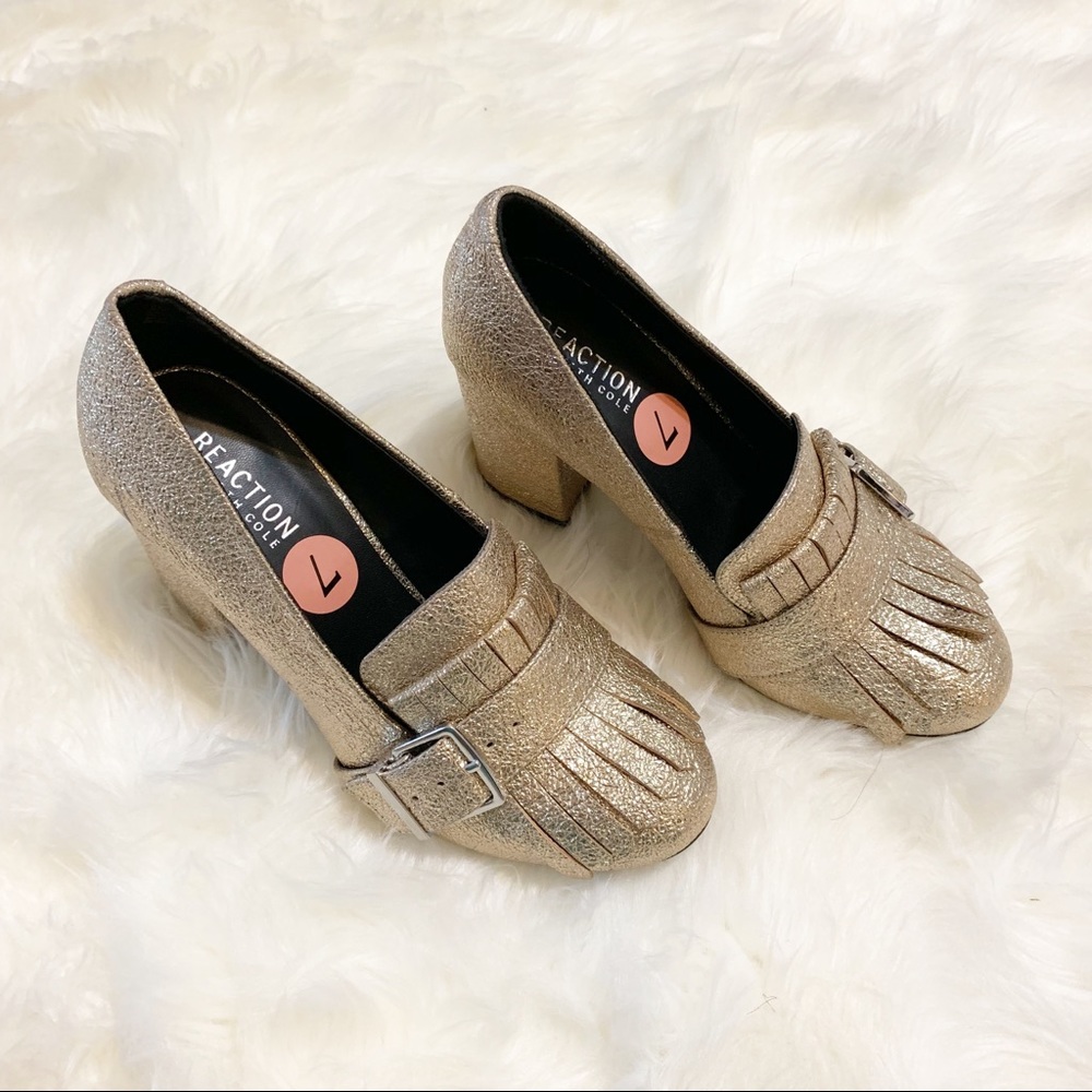 Gold Kenneth Cole Heels